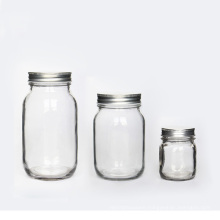 Vanjoin Factory Price 850ml 480ml 150ml Wide Mouth Glass Mason Jar For Jam Canning Food Storage